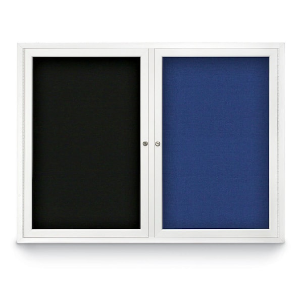 Corkboard, 96"x48", Synthetic Cork/Black